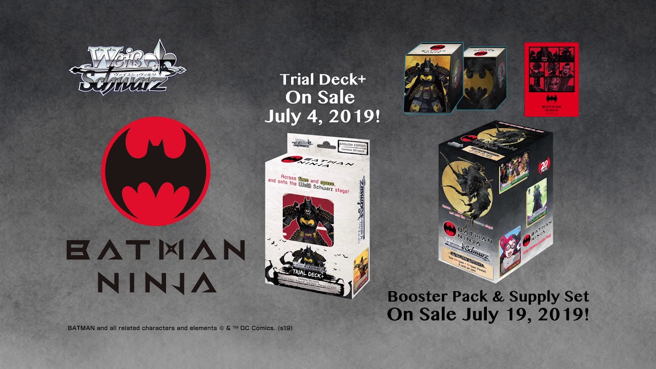 Trial Deck+ & Booster Pack & Supply Set Batman Ninja - YouTube