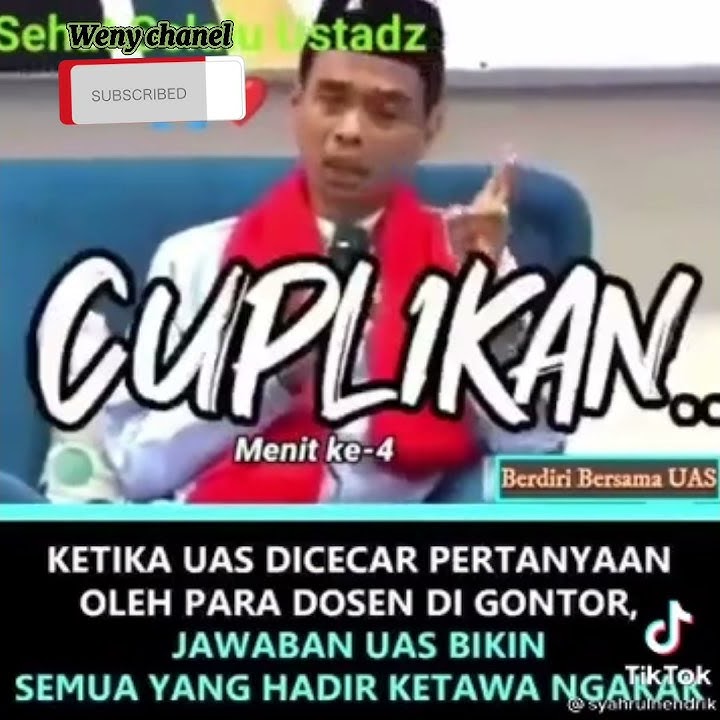 Viral Cuplikan dakwah UAS di tiktok#uas#dakwahuas#viral#trending#tiktok#