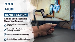 Demo and Review - TreasLin Hands Free HDMI Zoom Camera 15MP