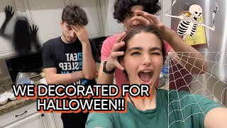 ME AND MY BROTHERS DECORATED FOR HALLOWEEN!!