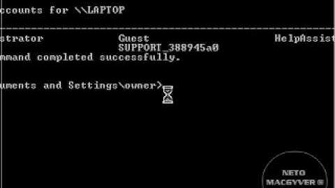 How To Hack A Windows XP Password Without Any Prog