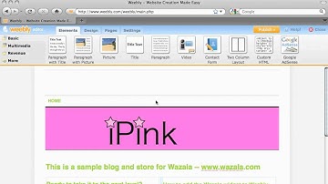 Add Wazala Online Store to Weebly