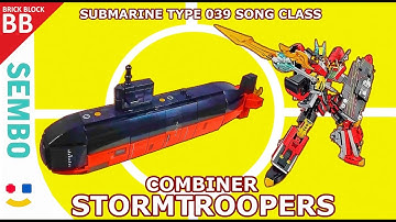 Sembo Block 208032 : STORMTROOPERS ⚡️ How to make a Robot LEGO Combiner Transformers build tutorial