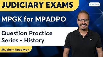 MPADPO RAMBAN | MPGK Question Practice Series | History - 2 | Shubham Upadhyay | Judiciary World