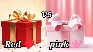 red vs pink who is your favourite colour choose your favourite colour ♥️vs💝