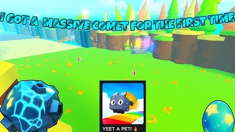 I GOT MY FIRST MASSIVE COMET