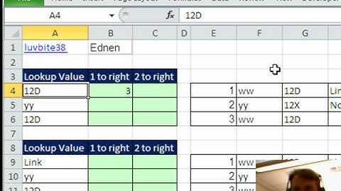 Mr Excel & excelisfun Trick 46: Lookup a value and Retrieve the two items to the Right INDEX & MATCH