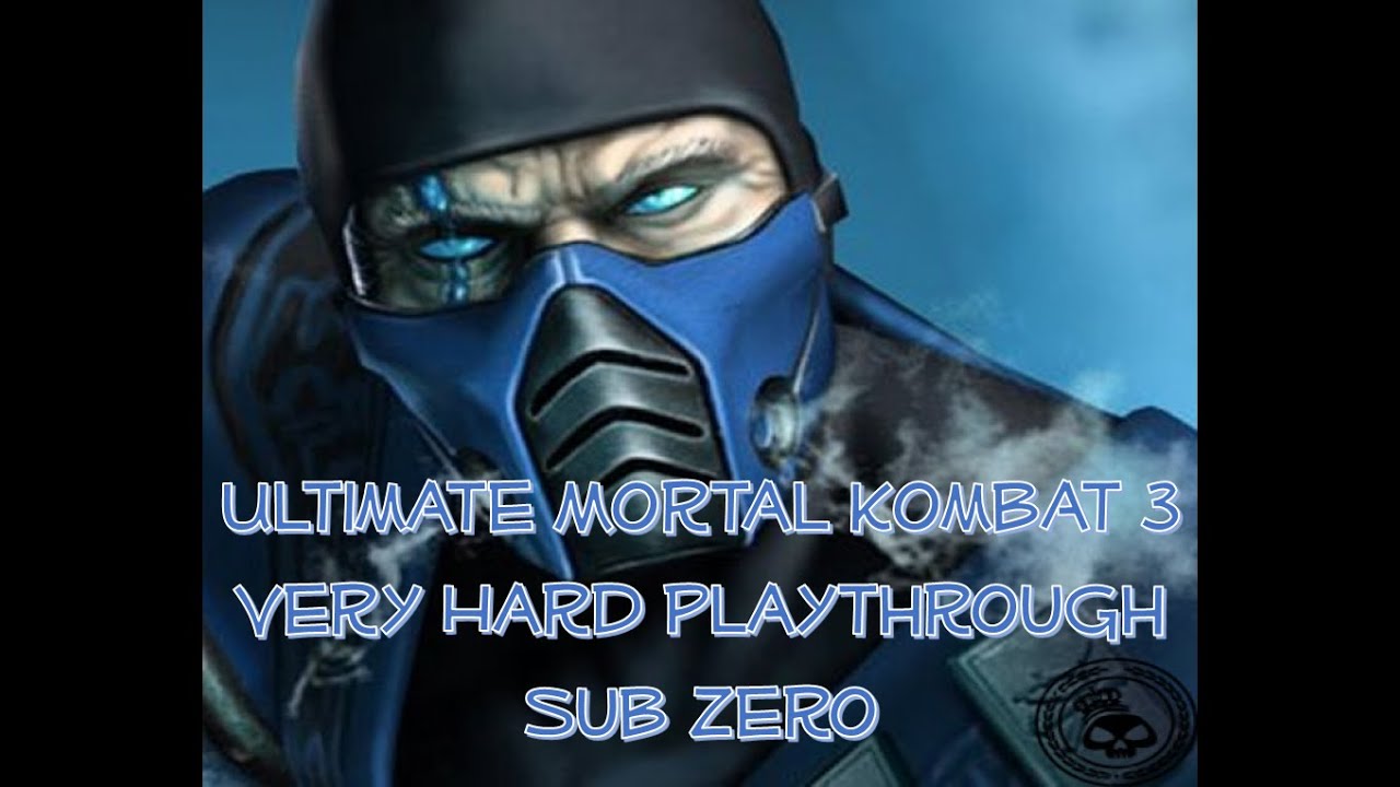 Ultimate Mortal Kombat 3 Very Hard Playthrough Sub Zero YouTube