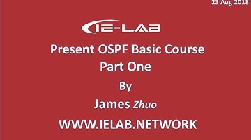 01 OSPF Basic Course By IELAB Network Part One