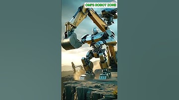 Futuristic Drone Lifts Excavator That Transforms Into a Giant Robot 🤖🚁