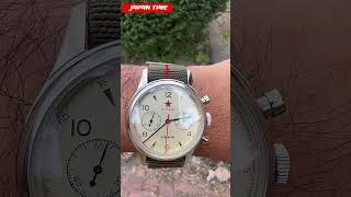 Seagull 1963 Chronograph with new Marine Nationale Nato Strap