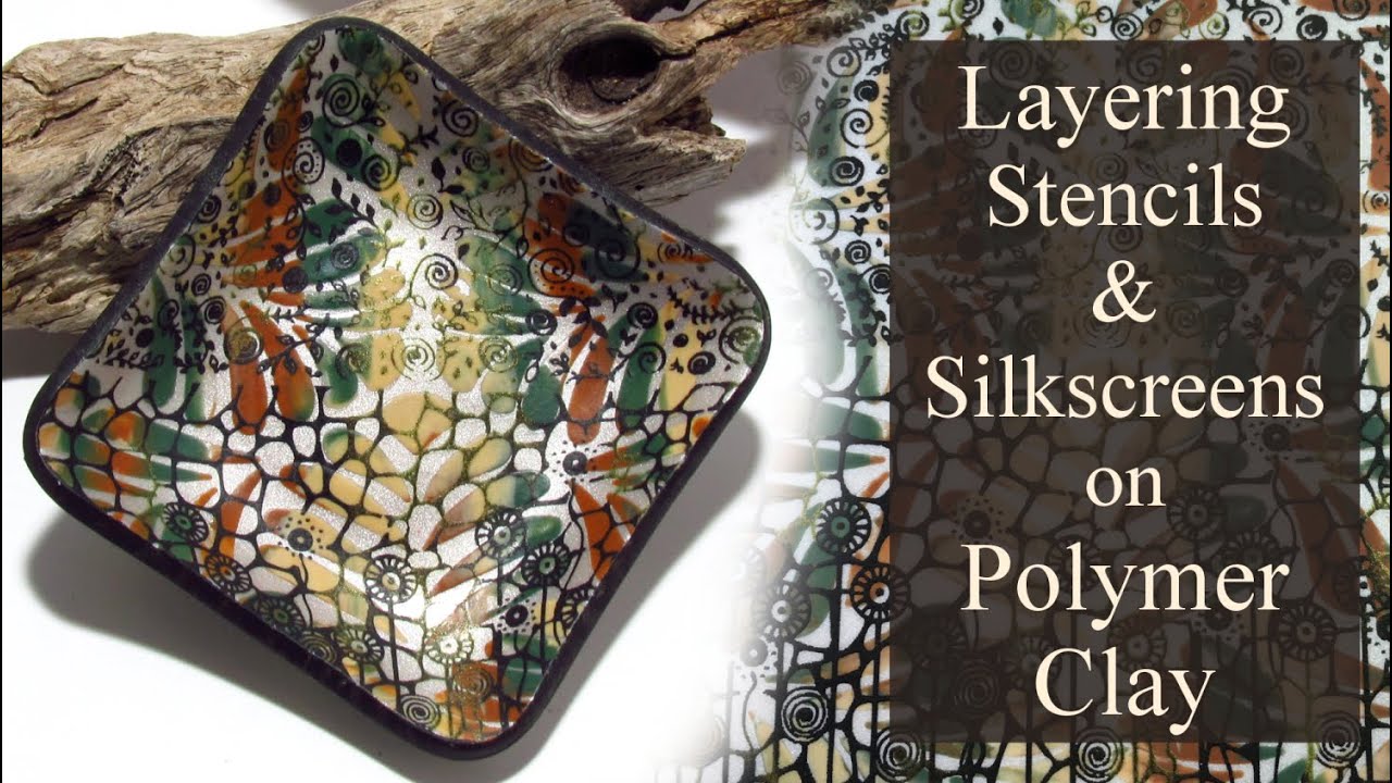 Painting with Polymer Clay - Polymer Clay Trinket Dish - YouTube