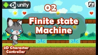 Unity 2D Player Character Controller ( Finite state machine ) [02]