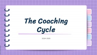 The Coaching Cycle