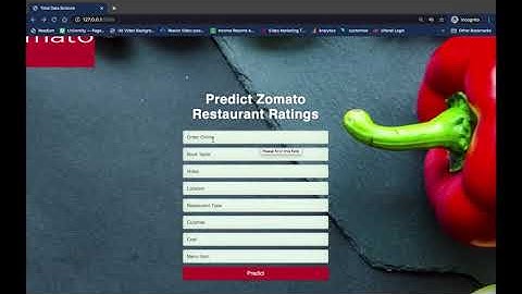 PART 1:FLASK(INTRO)-End-to-End Machine Learning Project DEPLOYMENT-Predict Zomato Restaurant Ratings