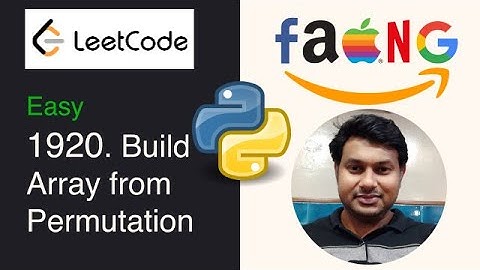 LeetCode: 1920. Build Array from Permutation | Python | Telugu | Naveen V
