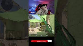 Flash for short from B site on Mirage #cs2 #counterstrike2 #кс2 #mirage #flash #gaming #shorts