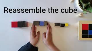 Trinomial Cube Presentation 3 Separating The 3 Vertical Layers