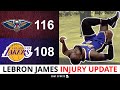HUGE LeBron James Injury Update On “Horrible” Ankle Sprain - Status vs. Mavericks? | Lakers Rumors