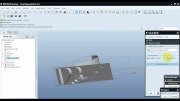 Video tutorial on Curved text in Pro Engineer (Creo Elements)