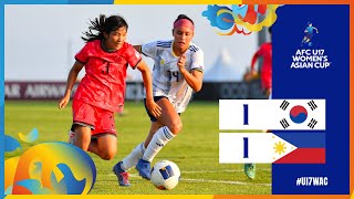 Full Match | AFC U17 Women's Asian Cup Indonesia 2024™ | Group A | Korea Republic vs Philippines