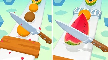 Perfect Slices Game! Satisfying and relaxing ASMR slicing video