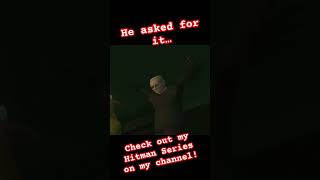 He did ask for it… #hitman #hitmanseries #retrogaming #nostalgic #nostalgia #ps2 #ps2classic #funny