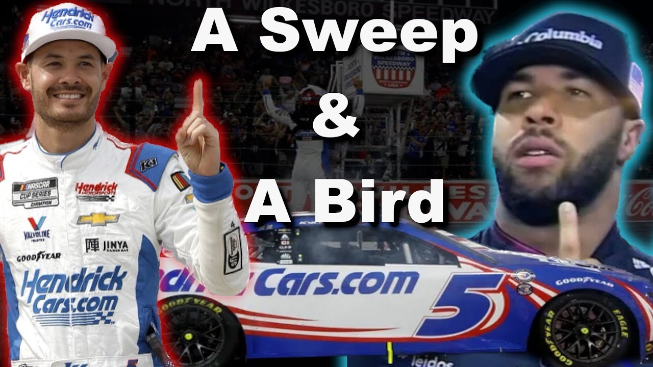 Larson Sweeps And Bubba Bird Radio Controversy NASCAR North Wilkesboro larson-sweeps-and-bubba-bird-radio-controversy-nascar-north-wilkesboro