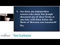 A Case for the Book of Mormon - Elder Ted Callister