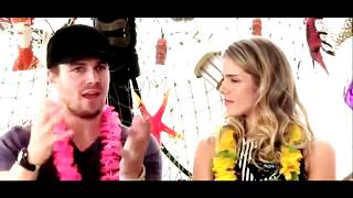 'Can You Imagine If We Hated Each Other?'  Stephen Amell & Emily Bett Rickards
