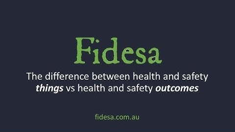 The difference between health and safety 