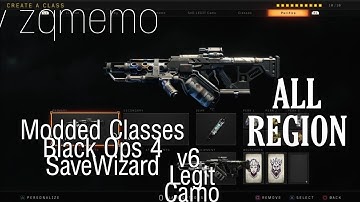Black Ops 4 Modded Classes v6 Legit Camo + Download