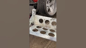 Out with the old rusty battery tray in with the new