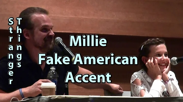 Millie Bobby Brown uses Fake American Accent on St...