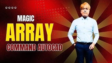 Day 16 AutoCAD ARRAY Command Explained | Rectangular, Polar & Path Array