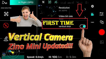 Vertical Camera Settings, Flight & Footage Review, New Hubsan Zino Mini Pro Drone