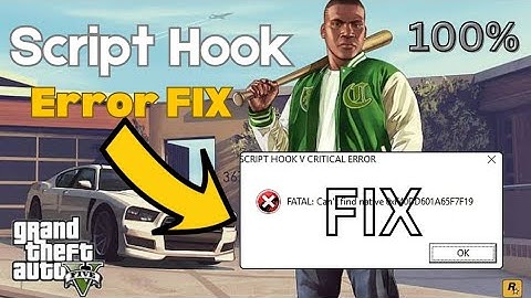 How to Fix Script hook V Critical Error | GTA V Update Error Fix 100% 2024 | Working Method #gtav#1m