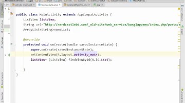 android tutorial in bangla----WebService