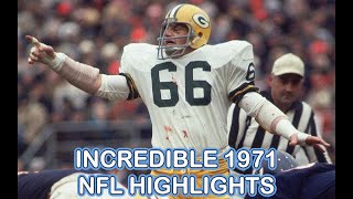 Incredible 1971 NFL Highlights