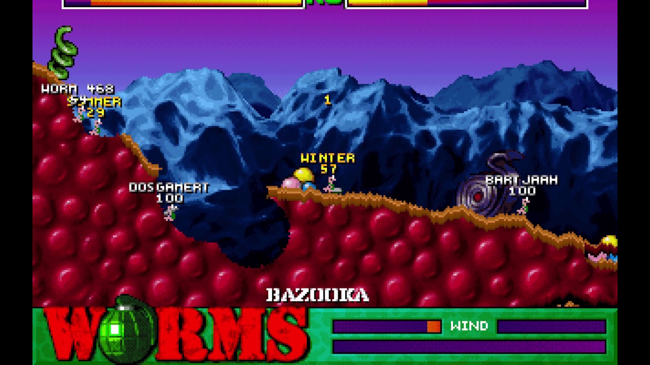 worms shooting game