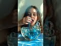 Crystal Blue Mystery🫧#surreal#ai#glassart#blue#oddlysatisfying#dreamy#asmr#shorts#viral#artificial