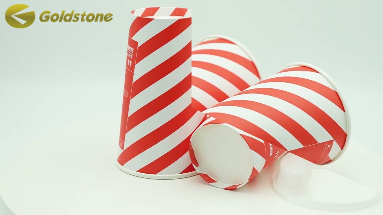 Round Paper Cup for Milk Tea Leak-proof and Eco-friendly