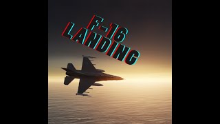 F-16 landing