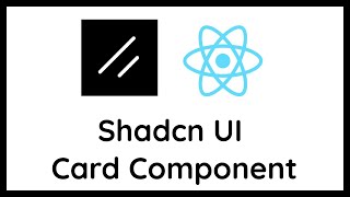 How to use Shadcn UI Card Component | Tutorial