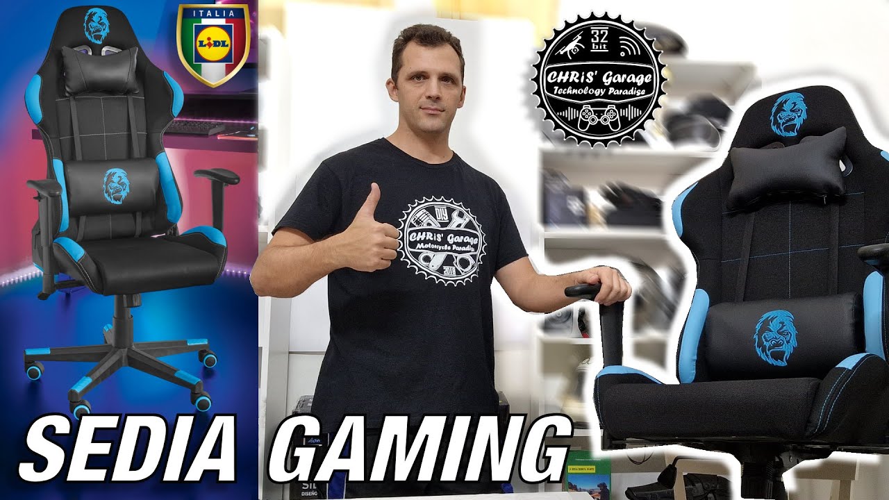 Sedia da Gaming a 149 €. Vale la pena ? LIVARNO by LIDL 