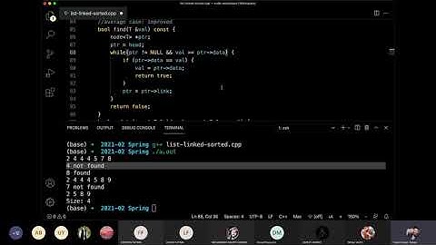 Sorted Link List ADT - 04 Client Code