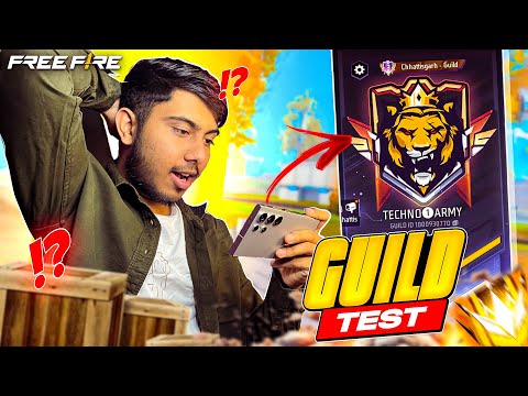 FREE FIRE LIVE👻GARENA FREE FIRE💀GUILD TEST LIVE