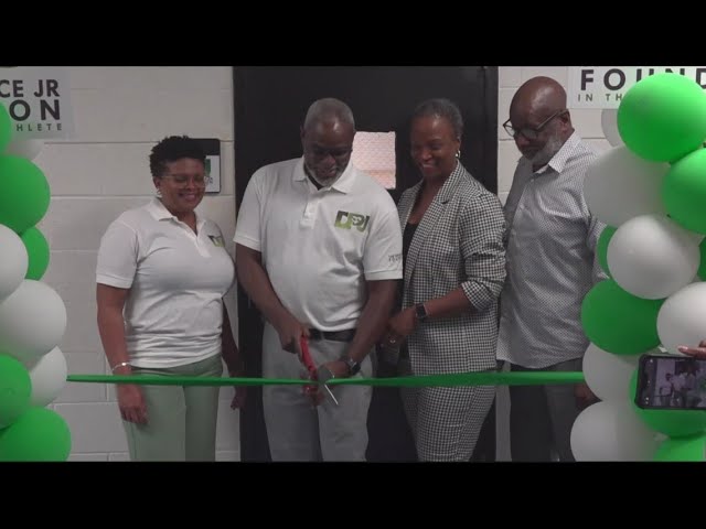 DJ's Care Closet ribbon cutting at Westwood High School