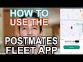 How To Use The Postmates Fleet Driver App