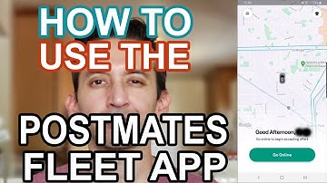 How To Use The Postmates Fleet Driver App